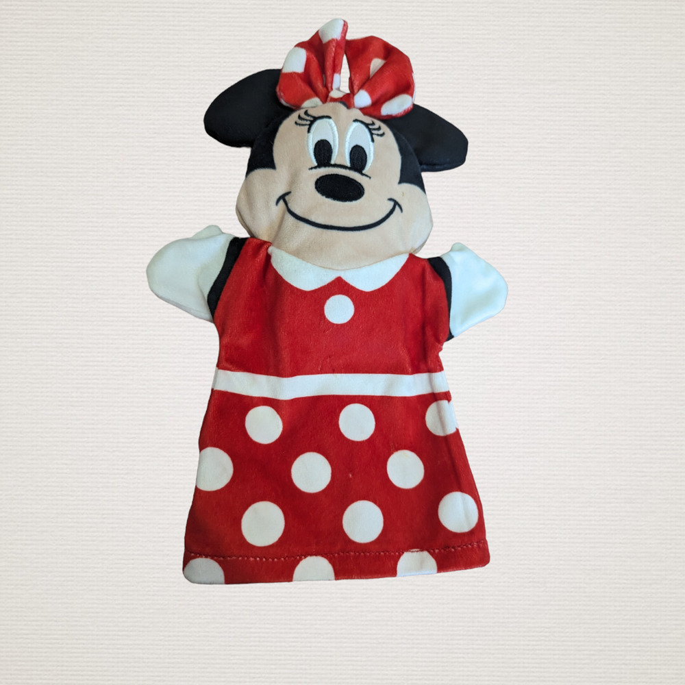DISNEY baby Melissa and Doug Plush MINNIE MOUSE Hand Puppet